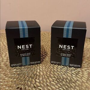 NEST New York Ocean Mist & Sea Salt  Scented Candle, Set of 2